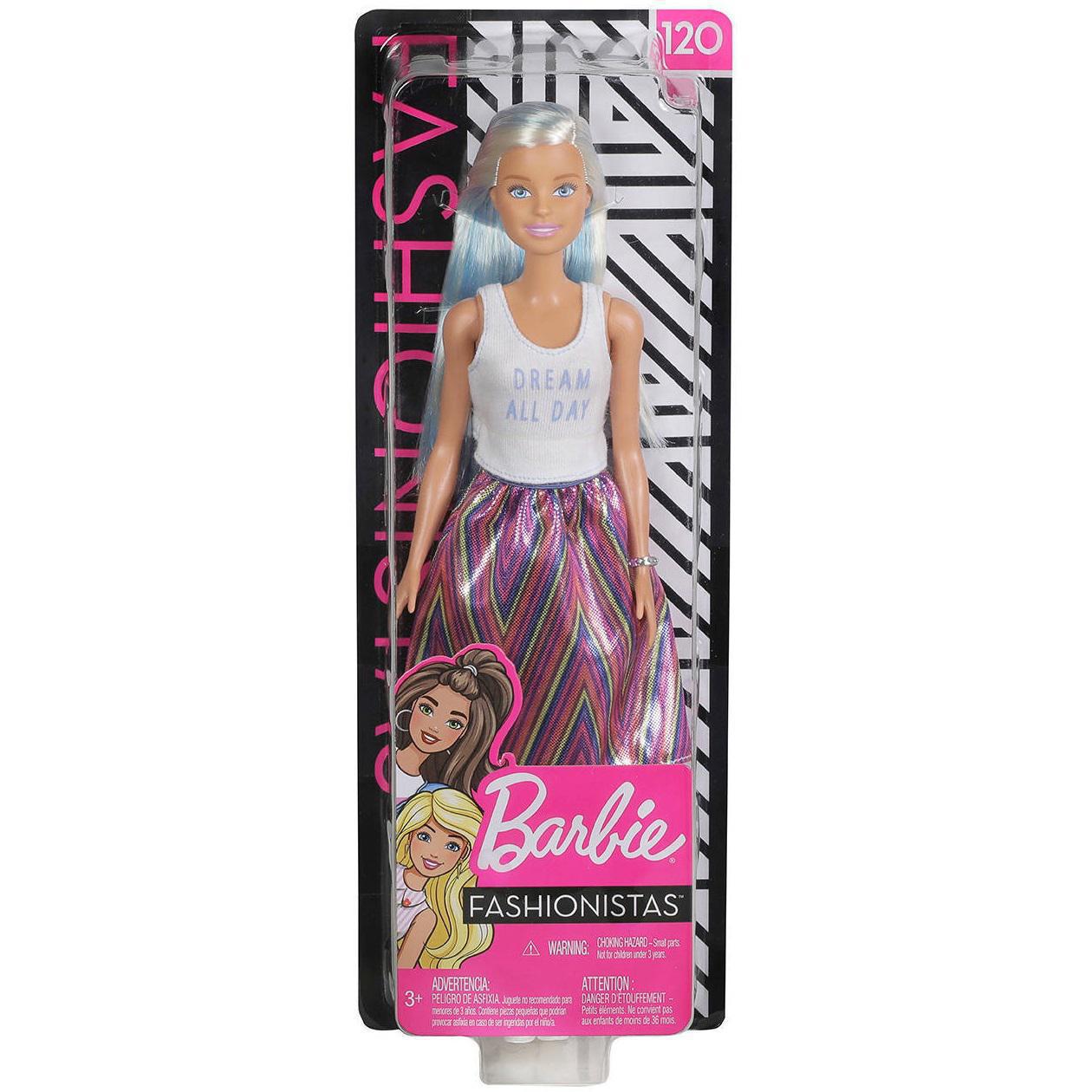 Boneca Barbie Fashionista Doll Look Modelo 120 Mattel Fbr37