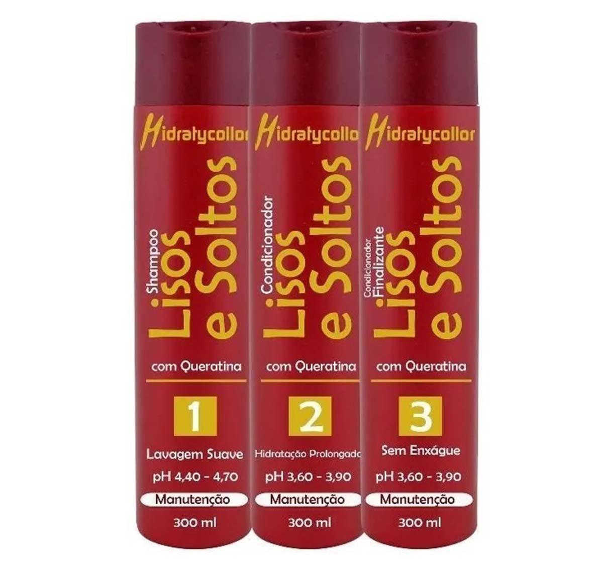 Kit Shampoo Condicionador E Finalizante Lisos Mairibel