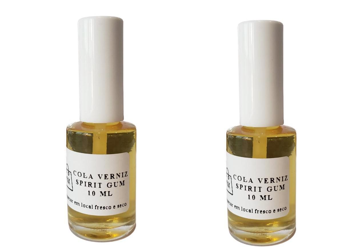 Kit 2 Colas Para Tela De Full Lace Verniz Spirit Gum 10Ml