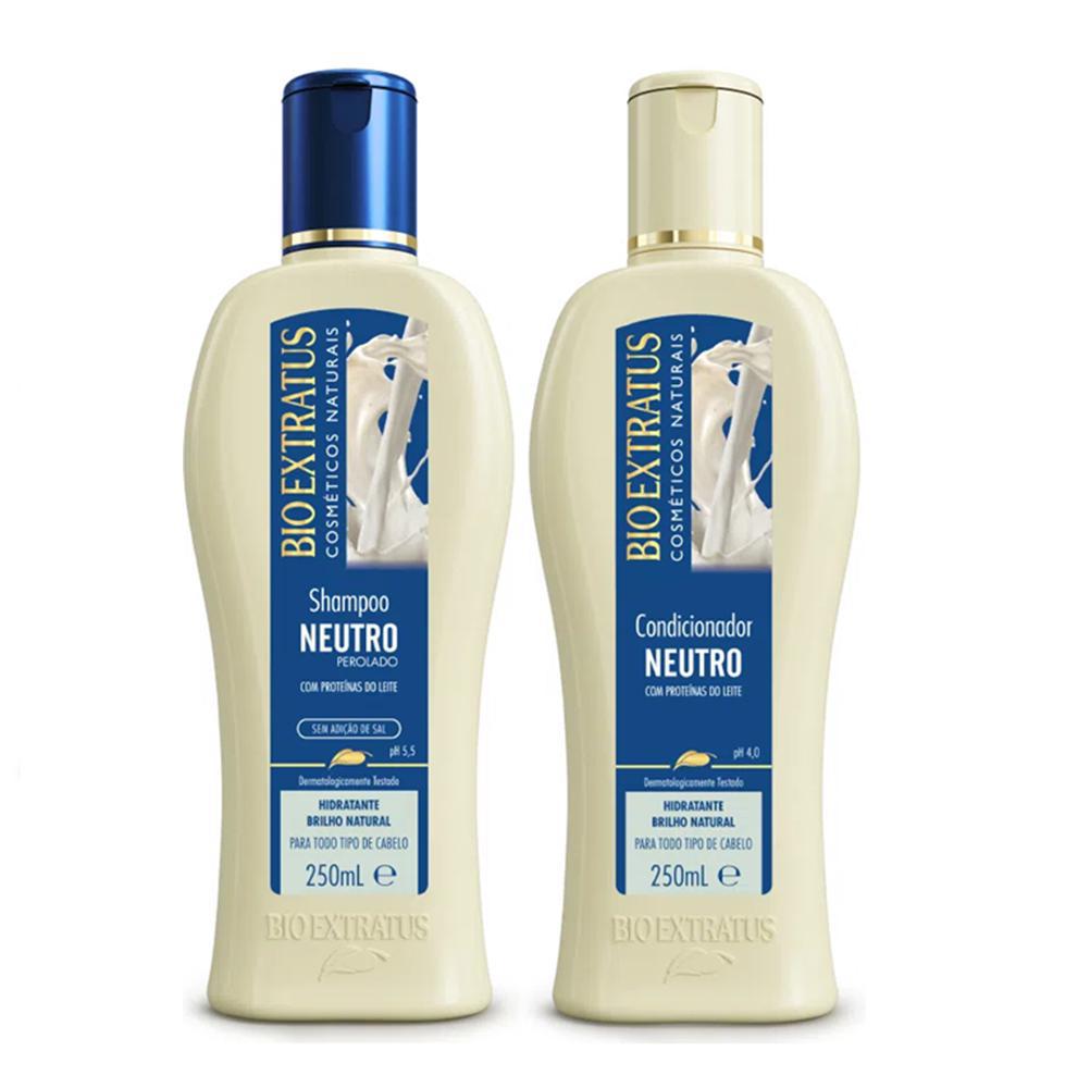 Kit Neutro Shampoo + Condicionador 250 Ml Bio Extratus